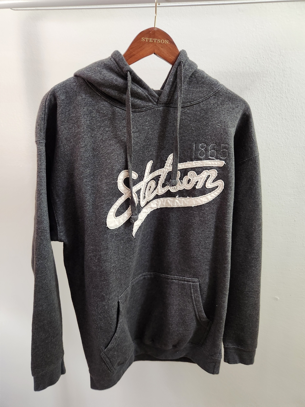 Stetson Charcoal University-Style Hoodie